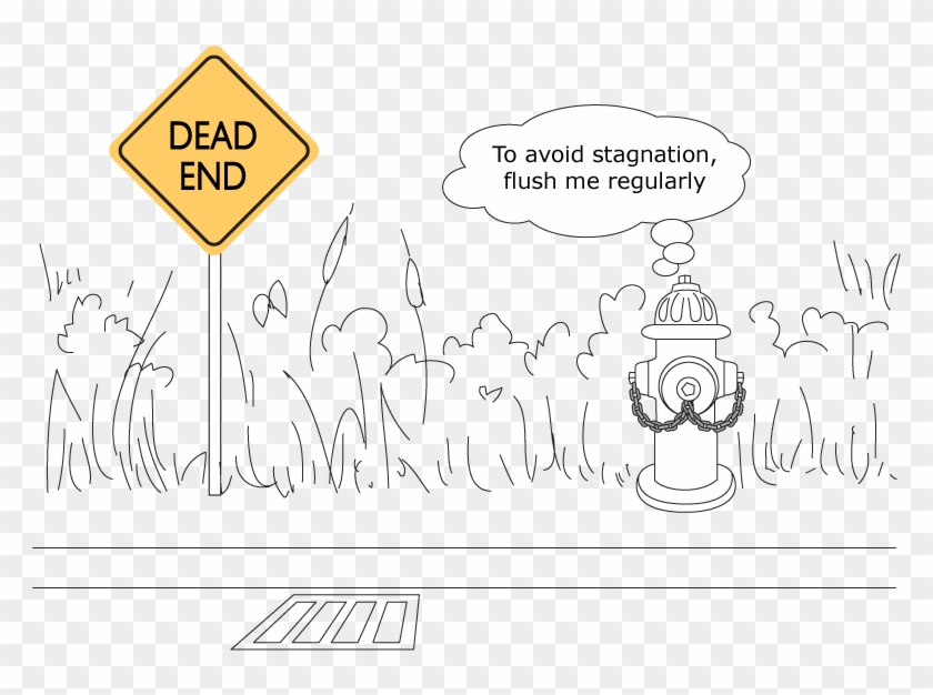 Dead-end Mains - Dead End Water Main Clipart
