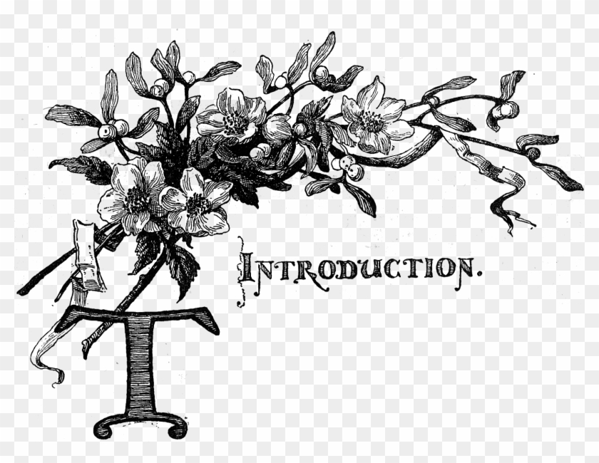 Intro Header, Pg 3 The Strand Magazine, Vol 1, No 1 - Rosa Glauca Clipart