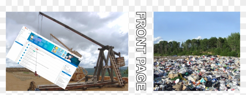 Let's Launch This 90 Mb Pile Of Garbage Over The Front - Bad Effect Of Polymer Clipart