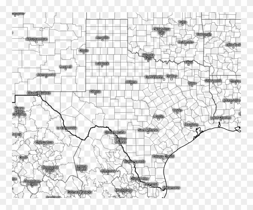 Map Of Texas Clipart #3968072