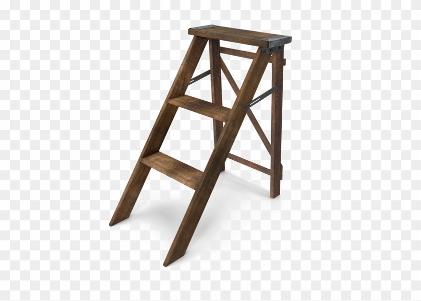 Wooden Ladder Png Download Image - Bar Stool Clipart