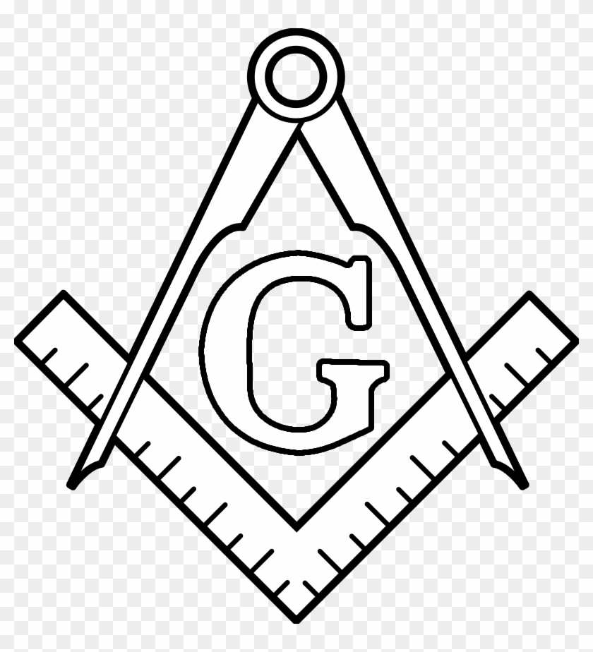 Freemasonry - - Square And Compass Clipart #3969018
