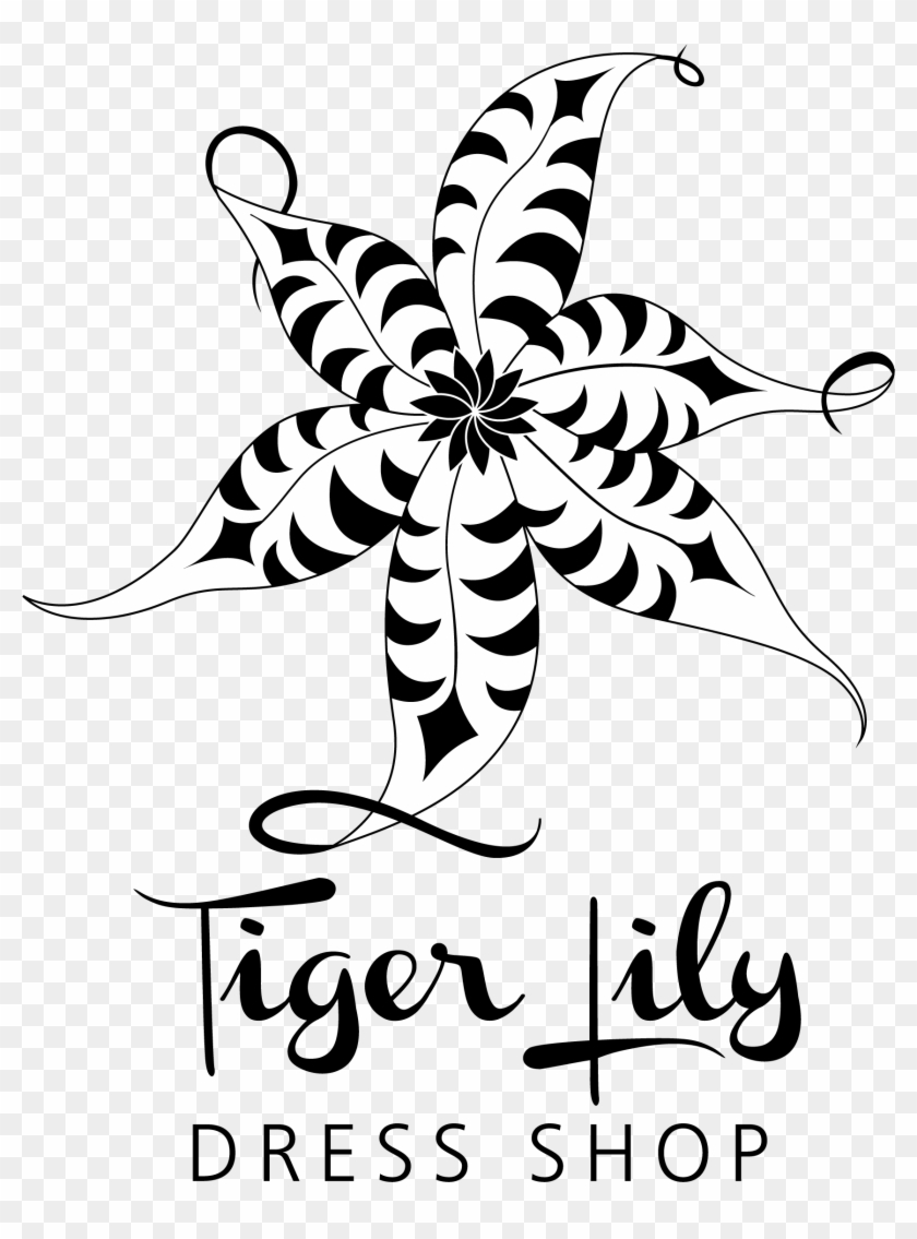 Tiger Lily Dress Shop - Illustration Clipart #3969052
