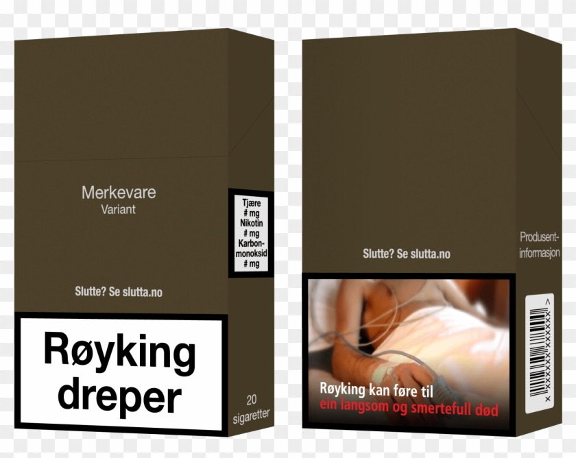 Illustration Of Standardised Cigarette Pack - Book Cover Clipart