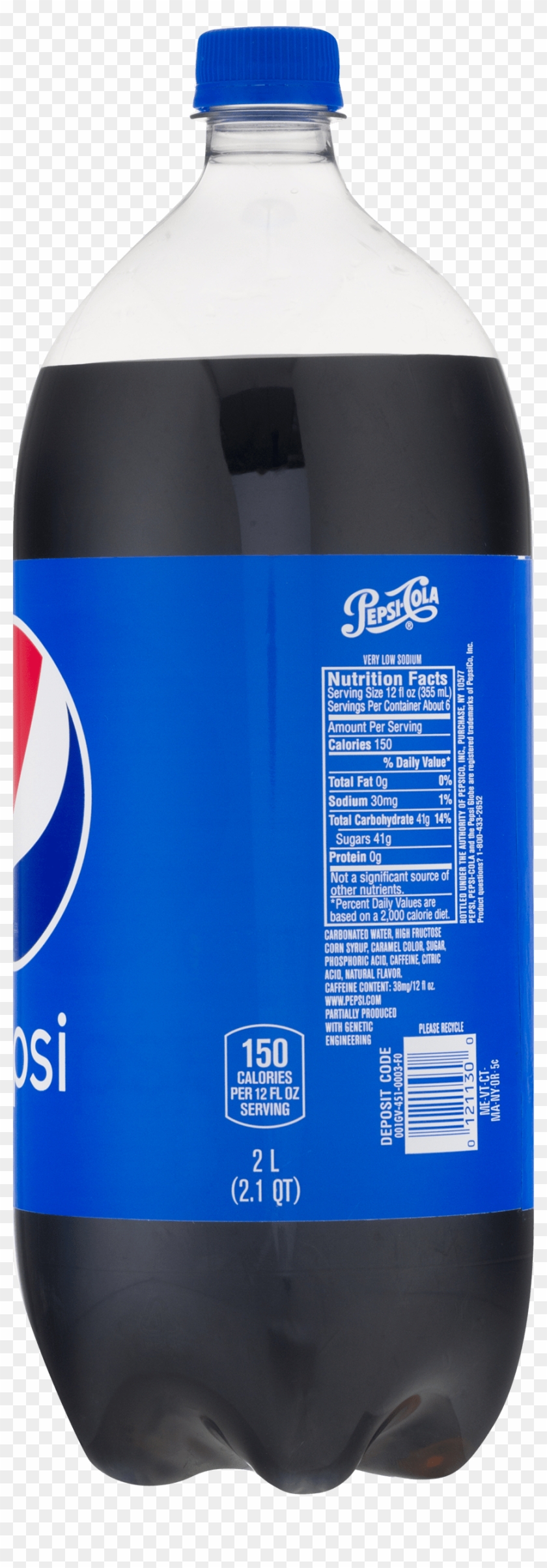 2 Liter Pepsi Nutrition Facts - Pepsi Clipart