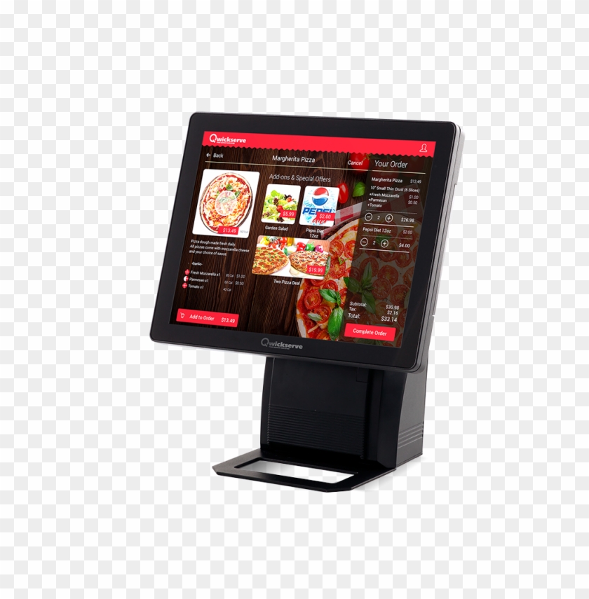Qwickserve® Self-service Ordering Kiosk - Gadget Clipart