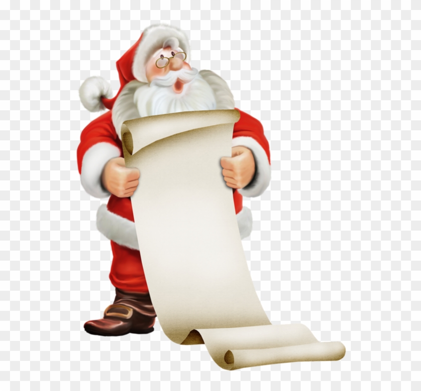 Image Du Blog Zezete2 - Clipart Santa Claus List - Png Download #3970391