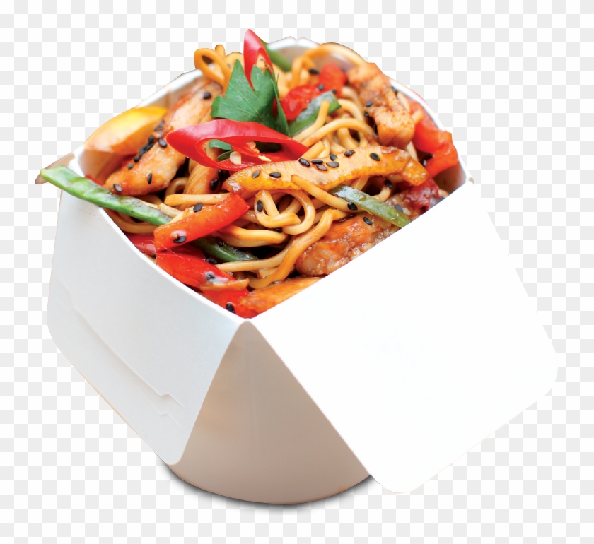 Chicken Teriyaki Noodles - Lo Mein Clipart