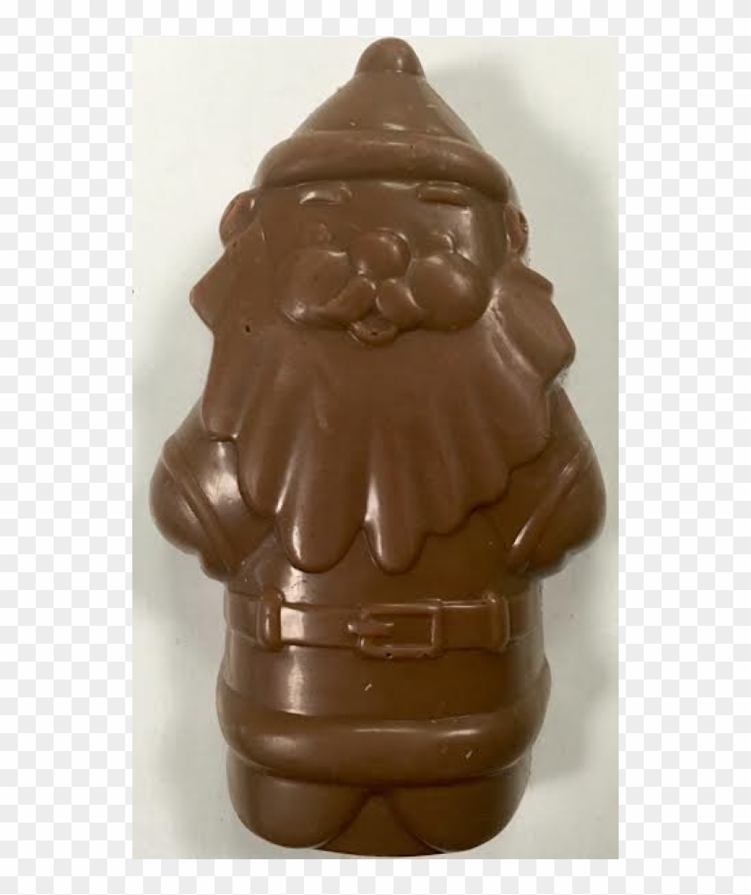 Milk Chocolate Covered Peanut Butter Santa - Garden Gnome Clipart