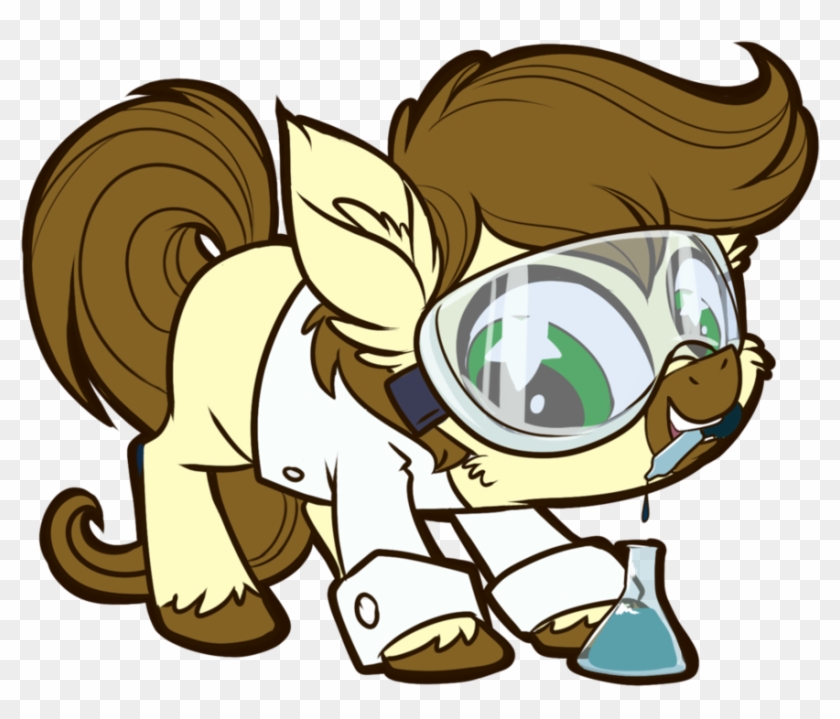 Cal Says Hi From Babs - Science Chibi Clipart