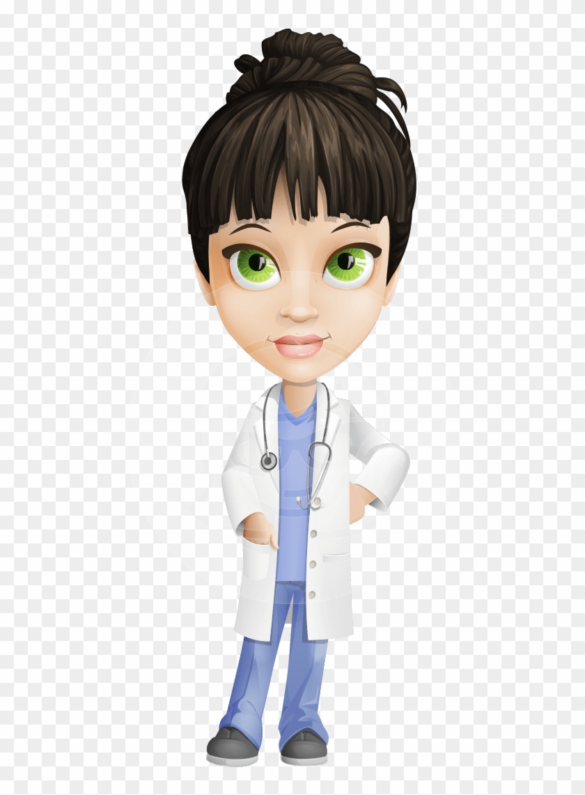 Female Medic Cartoon Vector Character Aka Dr - Hypoglycemia Clipart - Png Download