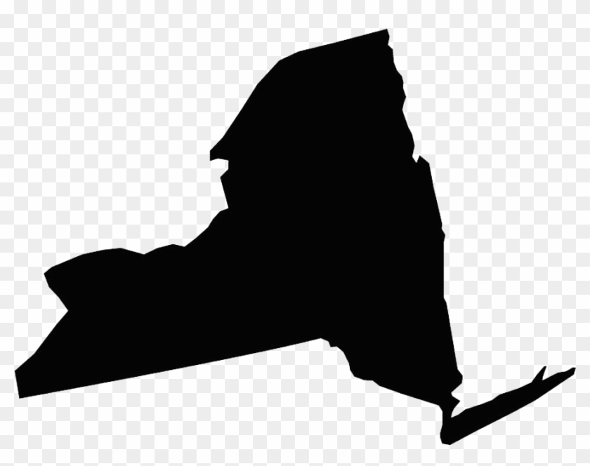 Clip Transparent Biggie Drawing Silhouette - New York State Icon Vector - Png Download #3971374