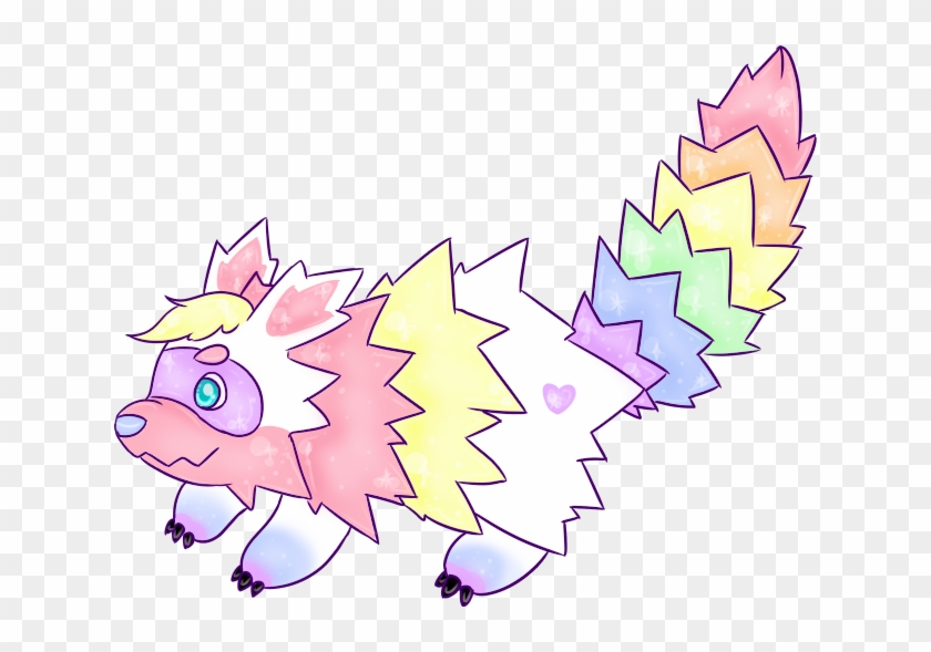 Sklittles As A Zigzagoon - Illustration Clipart