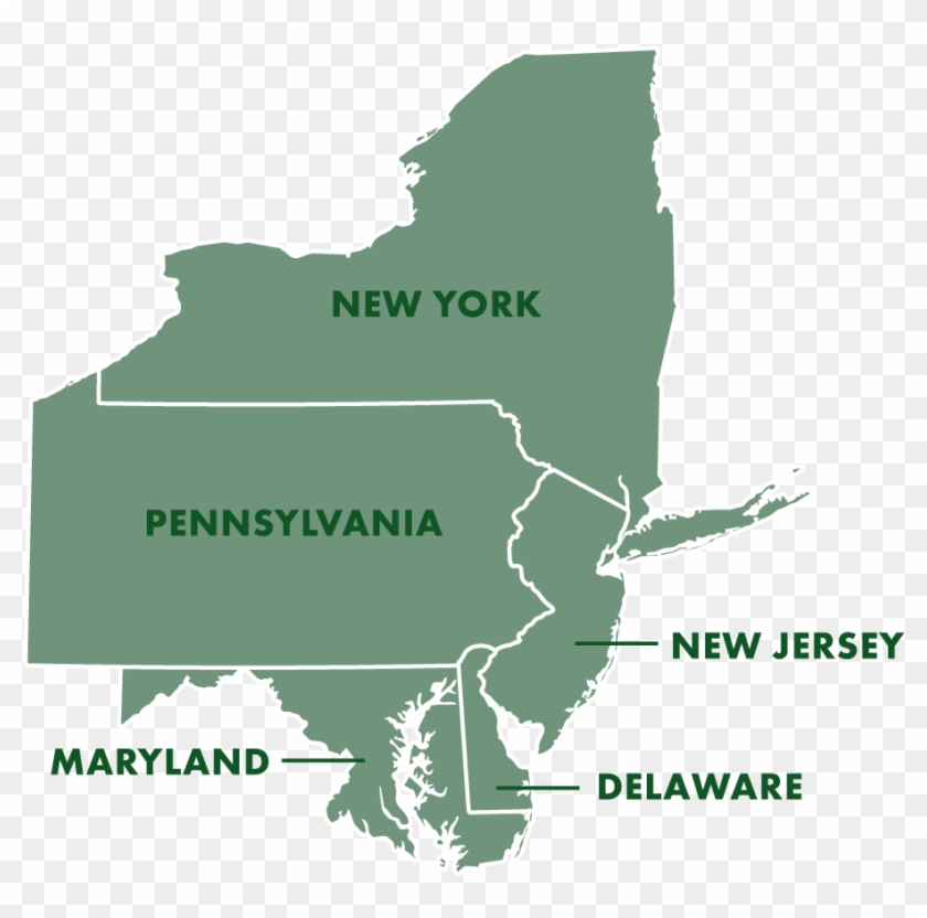 Northeast Territory Industrial Sales Map New York New York