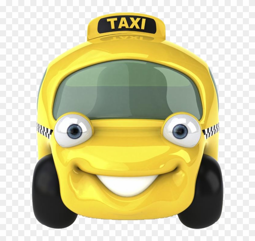 Yellow Cab In Mountain View - Taxi Clipart - Png Download #3972018