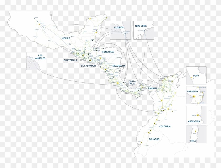 2018 03 - Satellite Map Of Central America Clipart