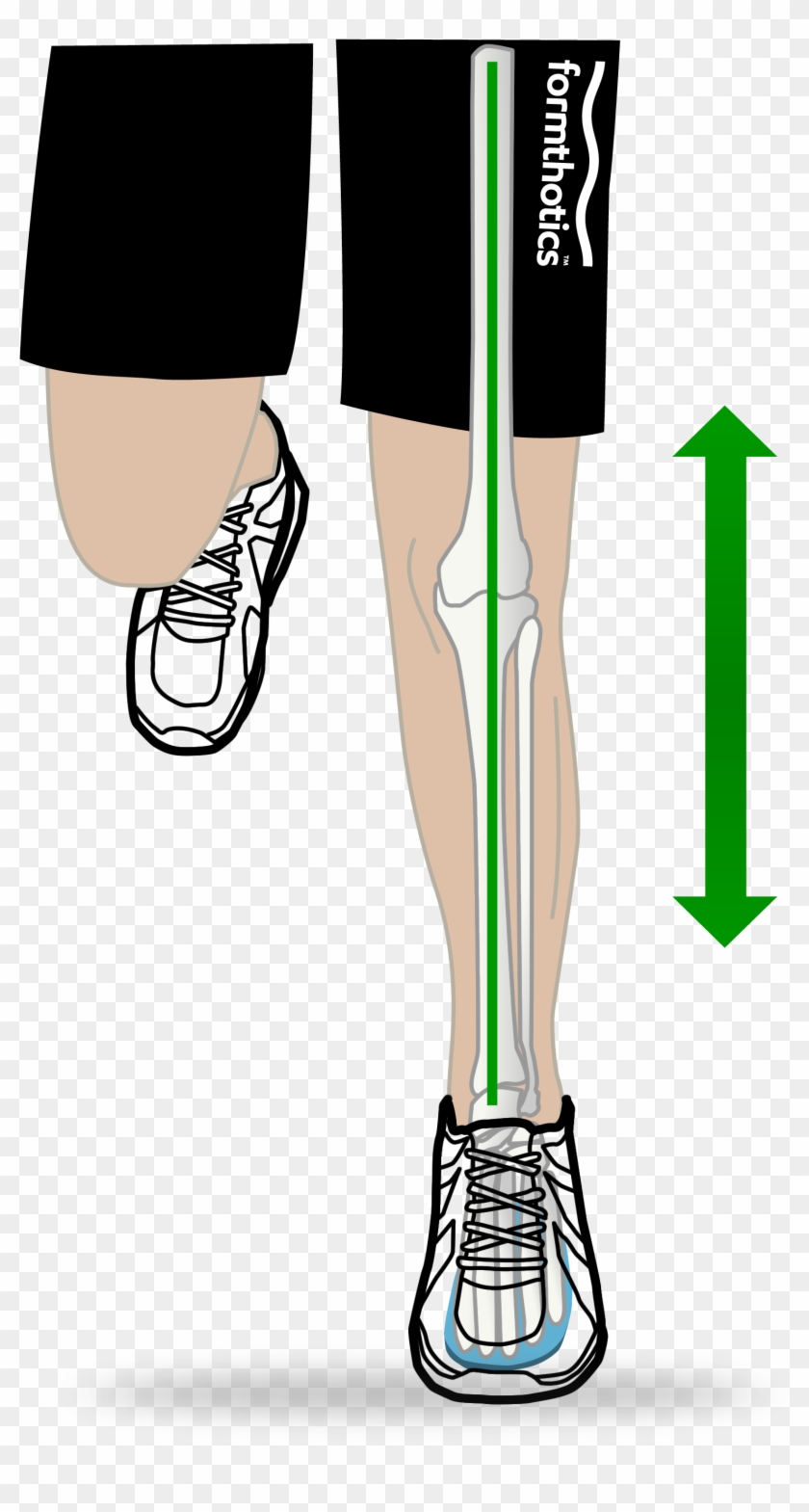 Mechanical Efficiency Diagram Running Front Green Clipart #3972100