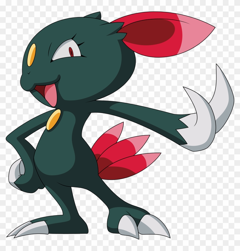 Stare Down The Opposing Zigzagoon And Its Peppy Boy - Sneasel Pokemon Png Clipart #3972101
