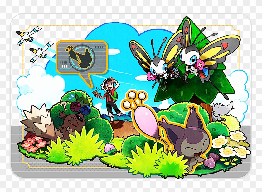 Pokemon Oras Transparent Skitty Zigzagoon Wingull Beautifly - Pokemon Dexnav Clipart