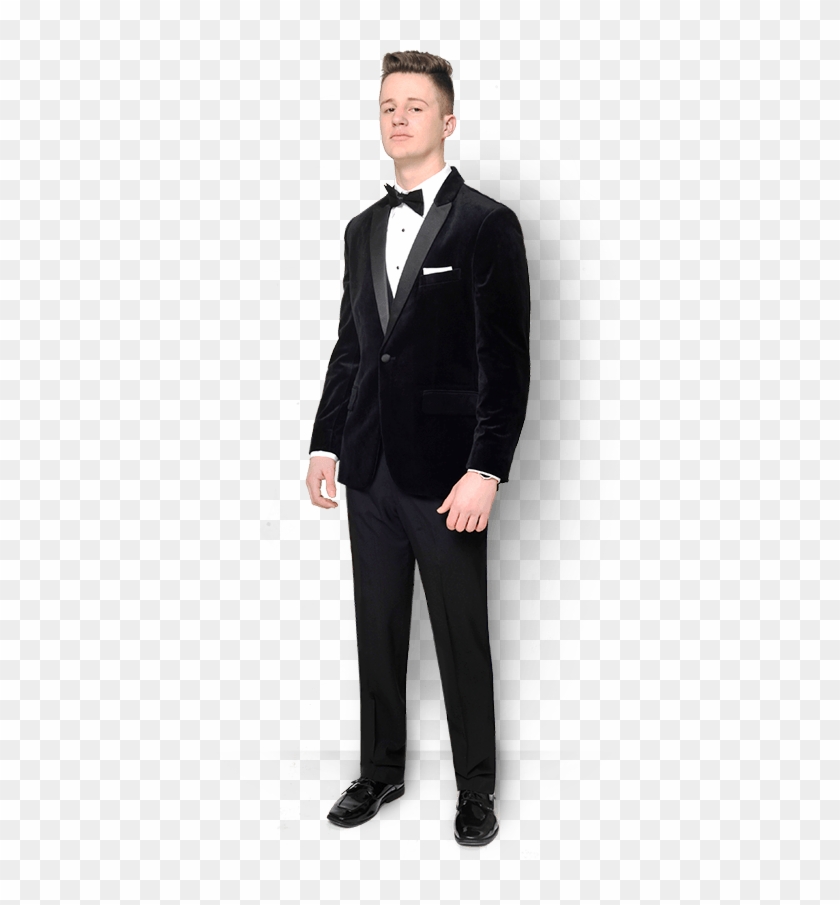 Paisley Party - Velvet Suit Prom Black Clipart #3972479