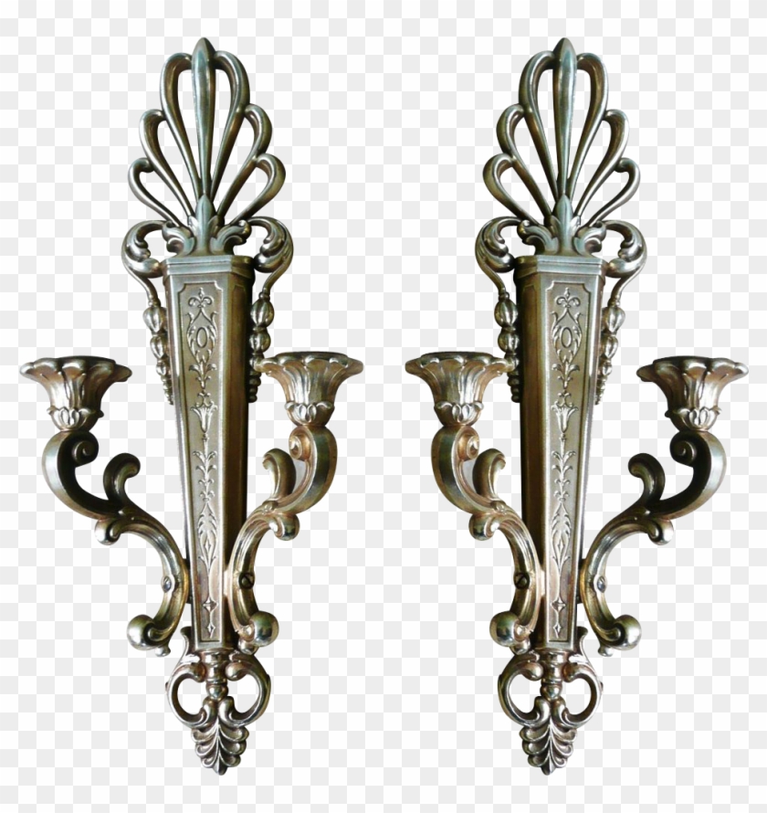 Rustic Candle Wall Sconces - Candle Clipart #3972861