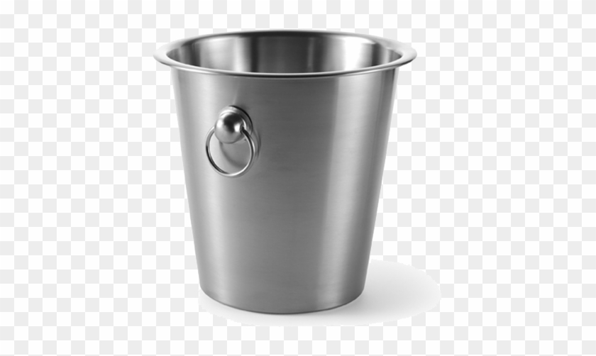 Steel Champagne Bucket In Silver - Nadoba Na Chladenie Vina Clipart #3972957