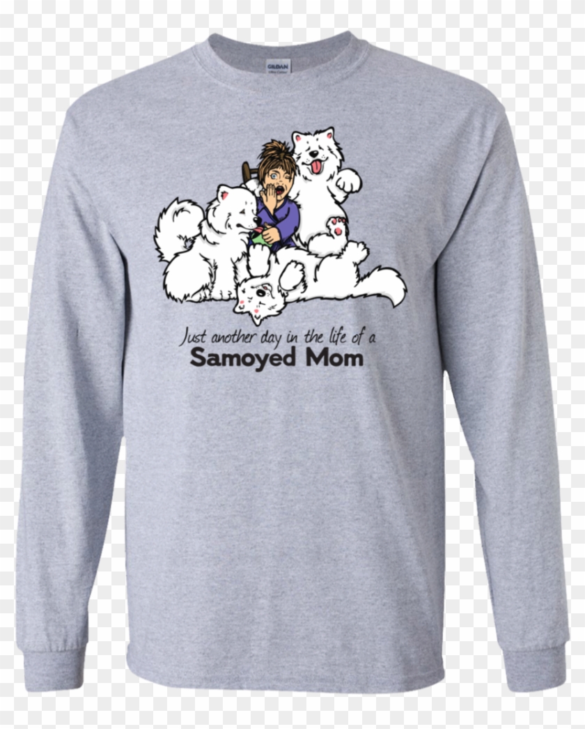 Life Of A Samoyed Mom - Polevault Shirt Clipart #3973065