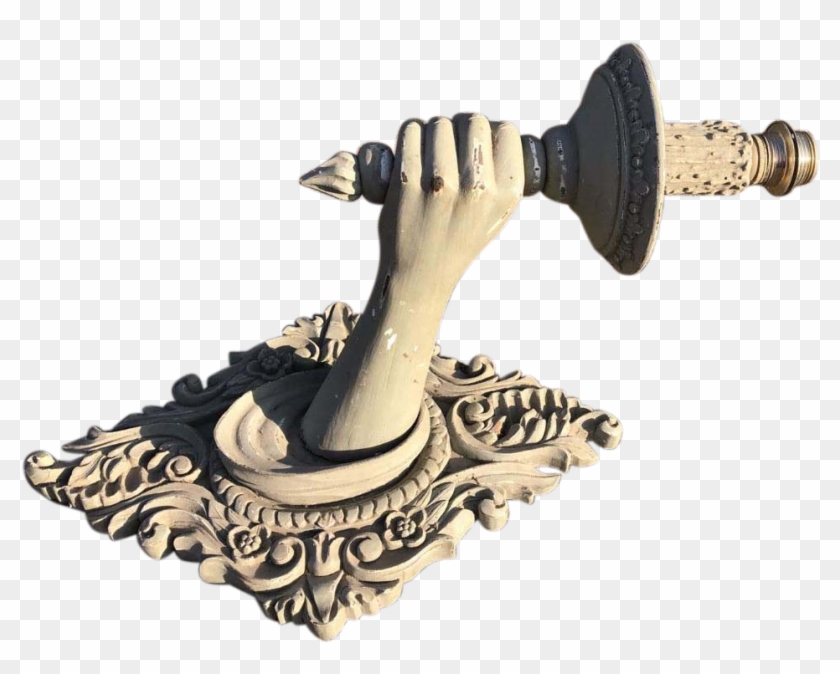 Torch Holding Hand Png Clipart