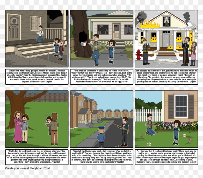 Tkam Comic Strip - Playground Clipart