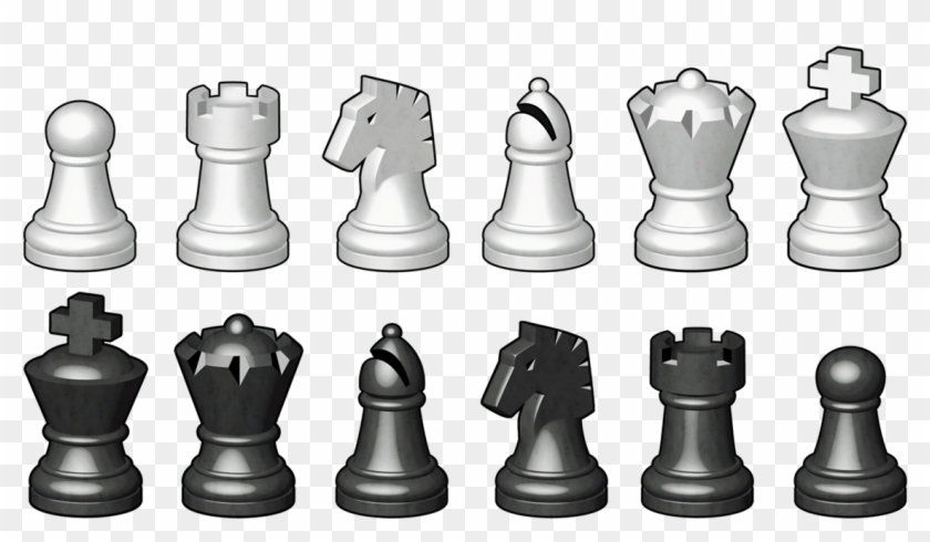 Drawing Chess Board - Chess Board Pieces Png Clipart #3973197