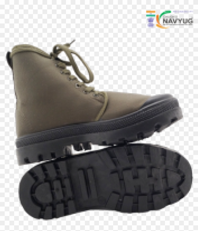 Army Jungle Shoes - Steel-toe Boot Clipart