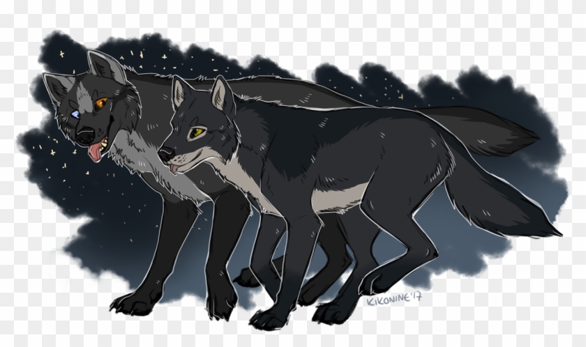 Star Wolves - Illustration Clipart #3973550