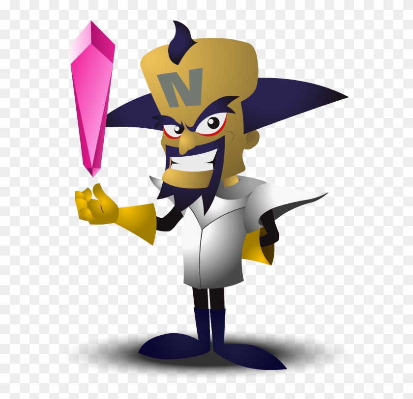 Who's Got The Best Mustache In Gaming What's Your Tag - Dr Neo Cortex Crash Png Clipart