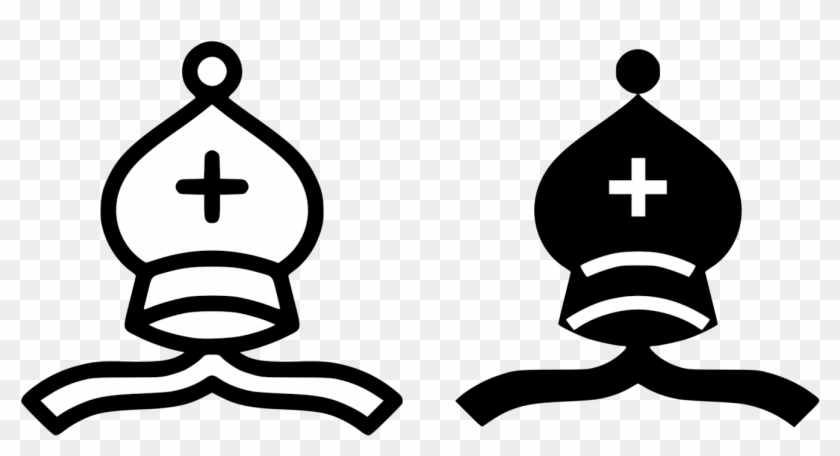 Chess Piece Bishop King Rook - Chess Bishop 2d Clipart