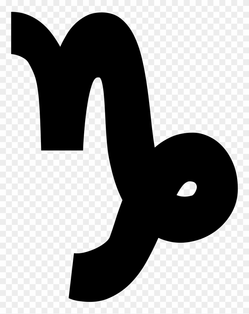 Png File Svg - Kozorožec Zverokruh Clipart