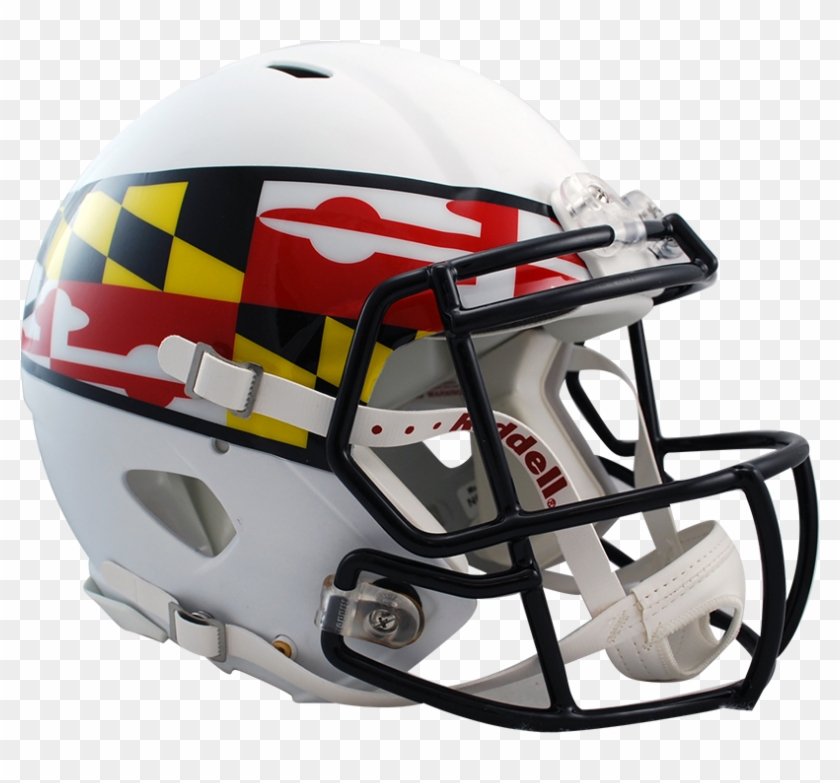 Maryland Terrapins Authentic Full Size Speed Helmet - Maryland Terrapins Helmet Clipart