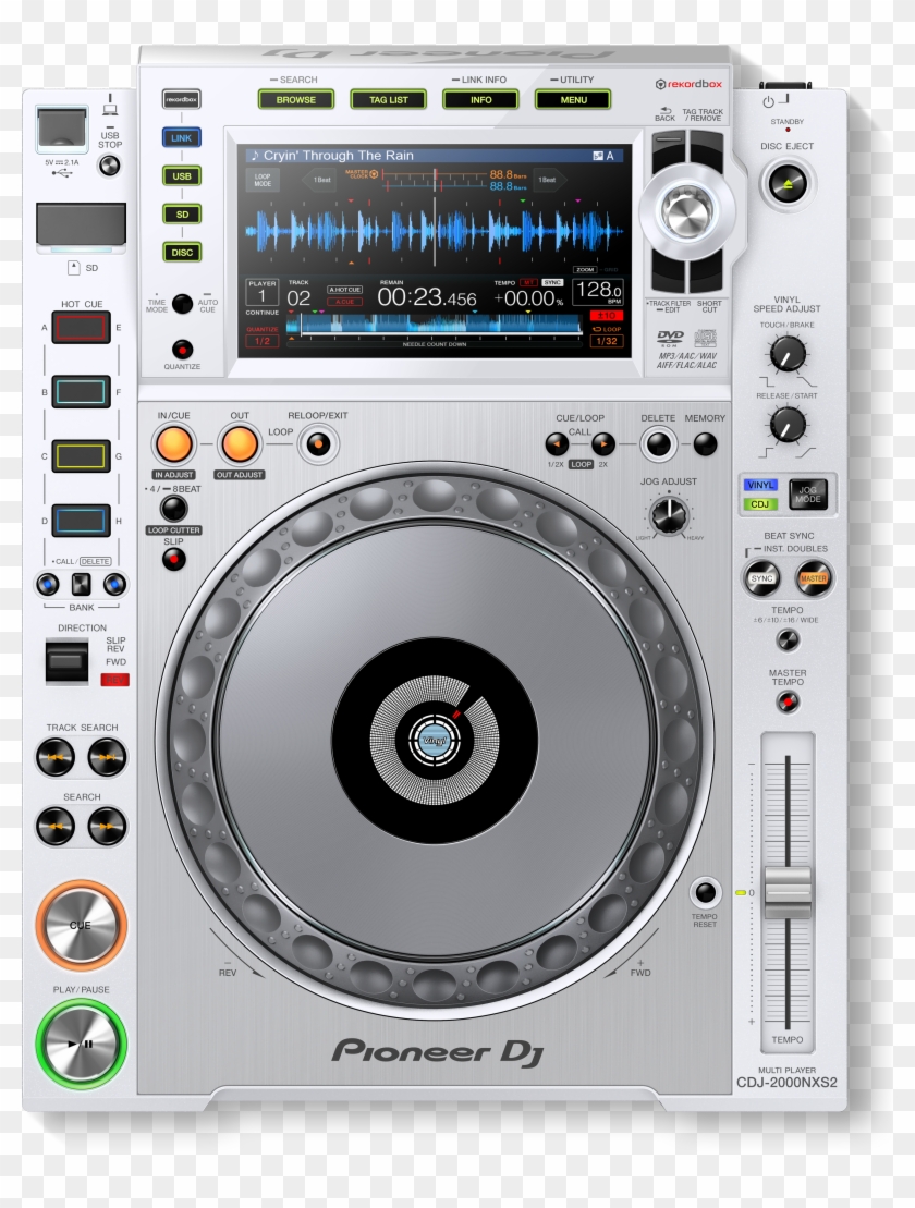 Pro Dj Multi Player With High Res Audio Support Clipart #3974044