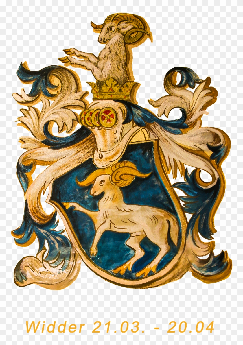 Zodiac Sign Aries Horoscope Png Png Image - Zodiac Heraldry Clipart