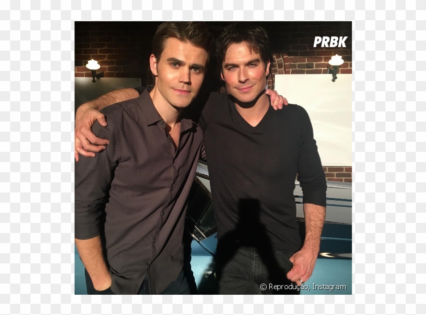De "the Vampire Diaries\ - Ian Somerhalder And Paul Wesley Clipart #3974320