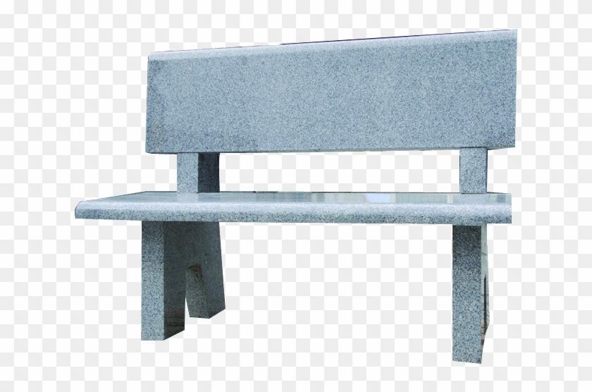 Bench With Flat Top - Outdoor Bench Clipart