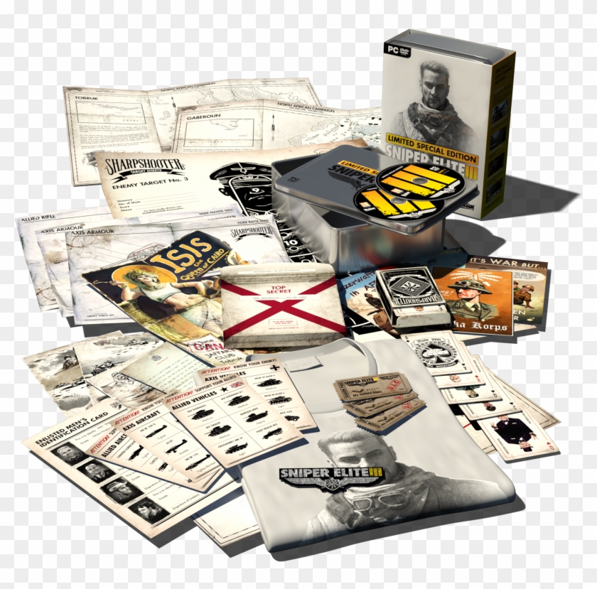 1403178343 Se3 Special Edition Final - Sniper Elite 3 Special Edition Clipart