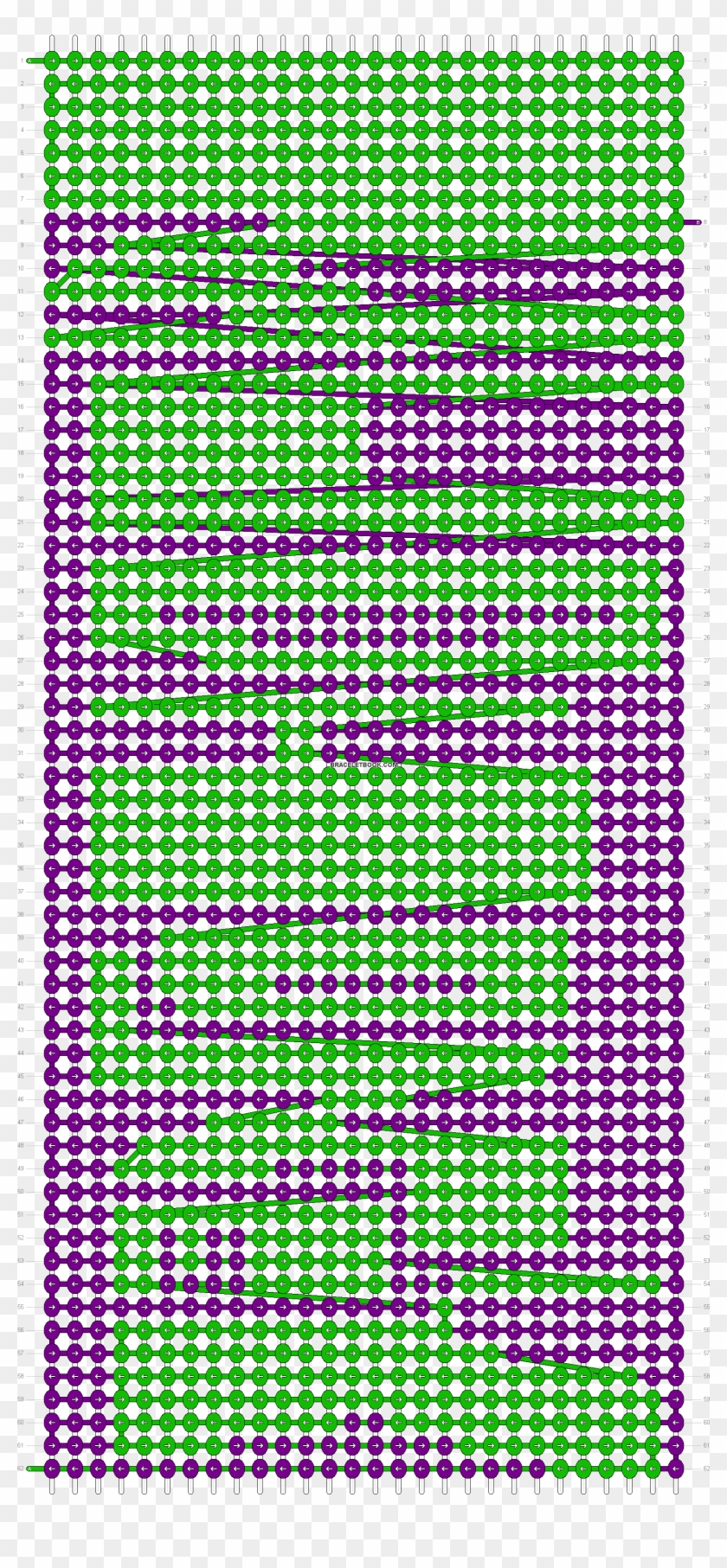 Alpha Pattern - Easy Alpha Friendship Bracelet Patterns Clipart
