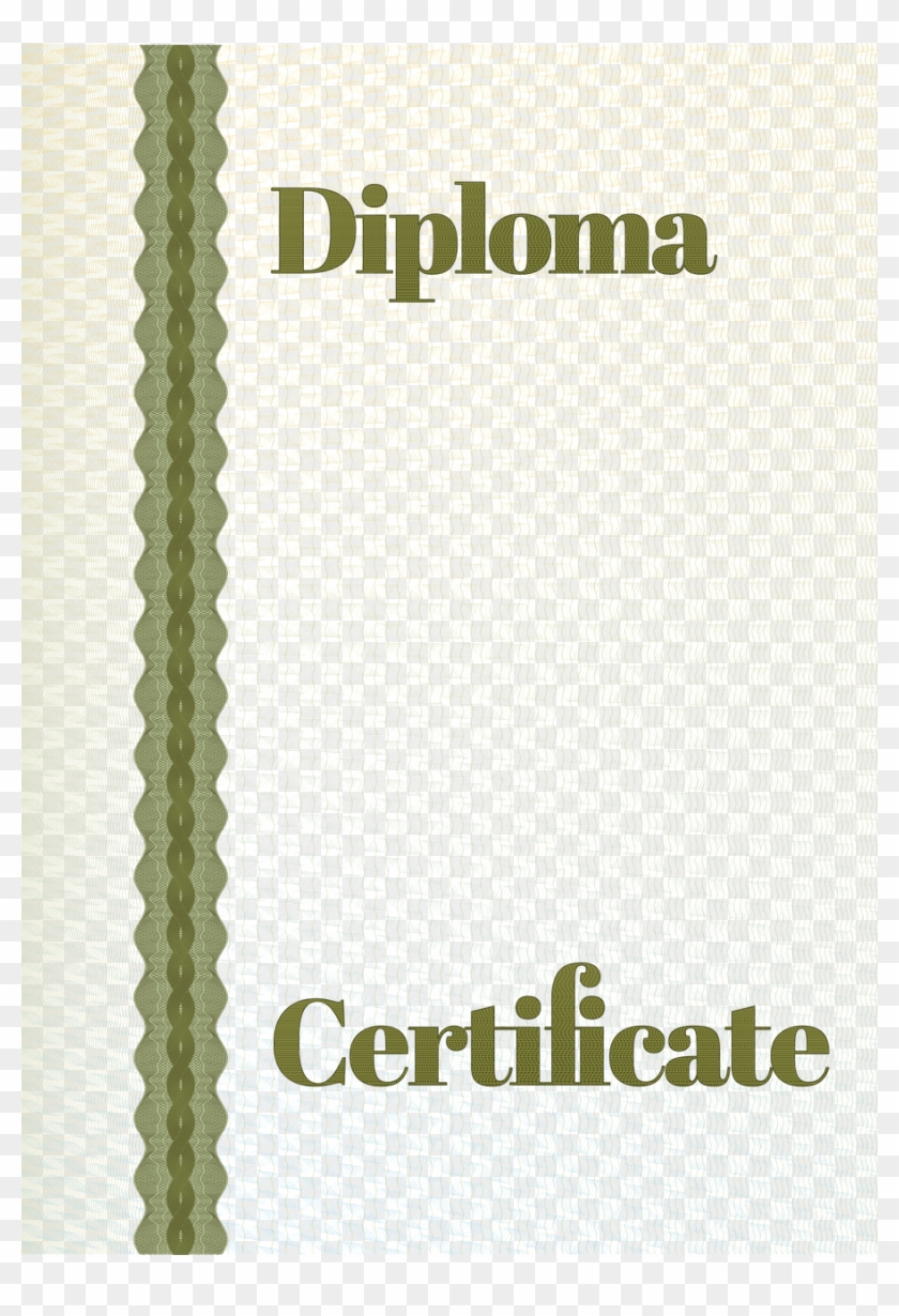 Guilloche Border Diploma Frame Png Image - Book Cover Clipart #3974718
