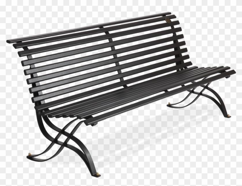 Outdoor Seat And Back In Oval Tube - Bench Clipart #3975006