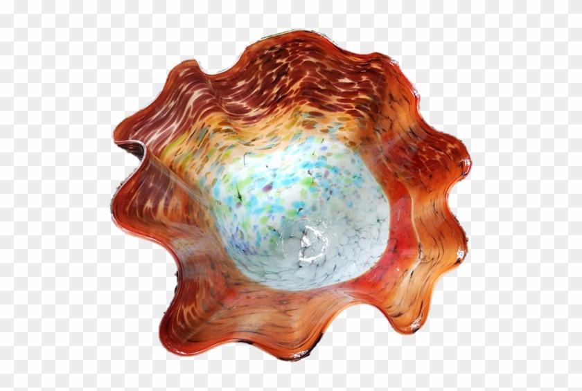 Na Pali Murano Style Glass Bowl - Pottery Clipart #3975075