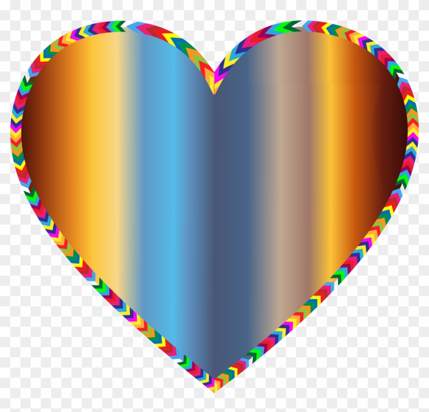 This Free Icons Png Design Of Multicolored Arrows Heart - Clip Art Transparent Png #3975129