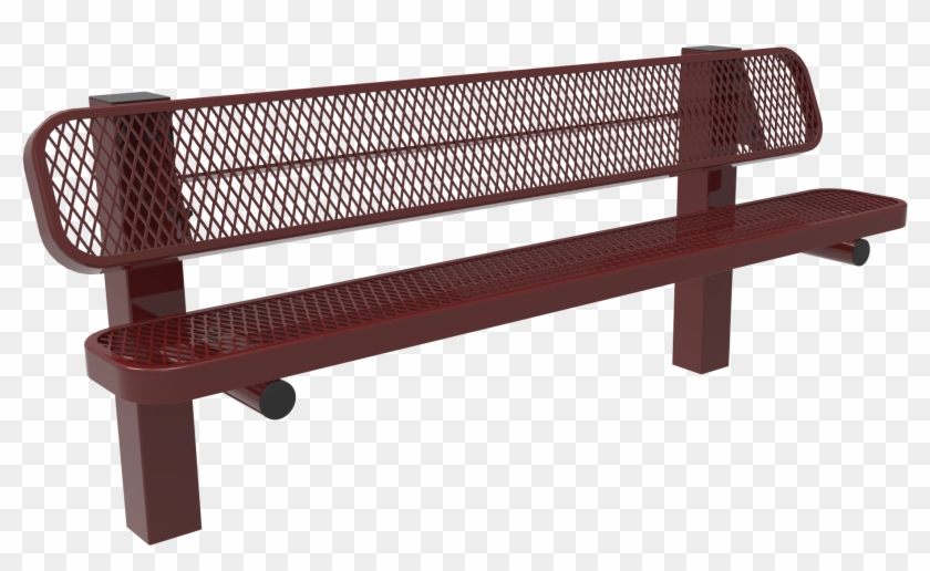 Lexington Pedstal Bench With Back - Outdoor Bench Clipart #3975132