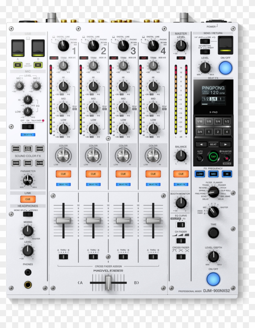 Djm 900nxs2 W White Ltd Edition - Pioneer Cdj 2000 Nexus 2 White Clipart