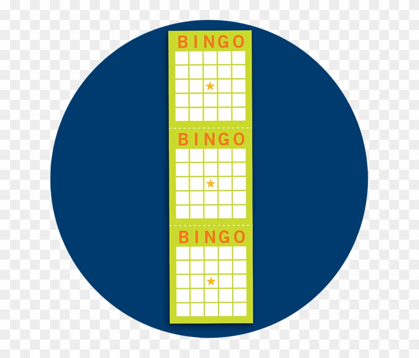 A Strip Of Three Bingo Cards - Circle Clipart #3975851