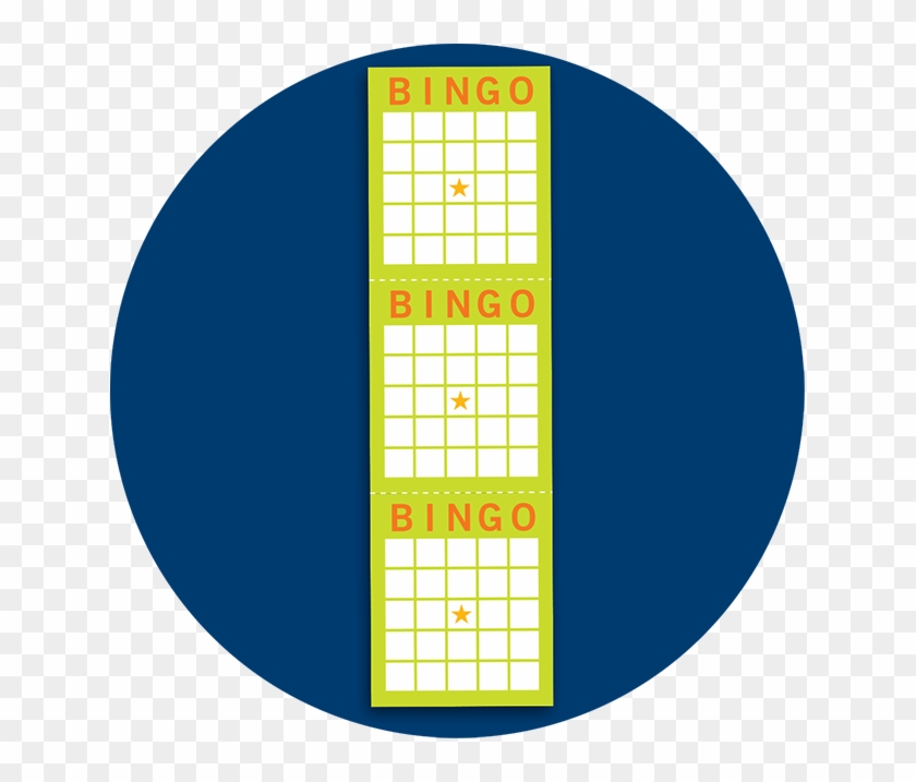 A Strip Of Three Bingo Cards - Circle Clipart #3975851